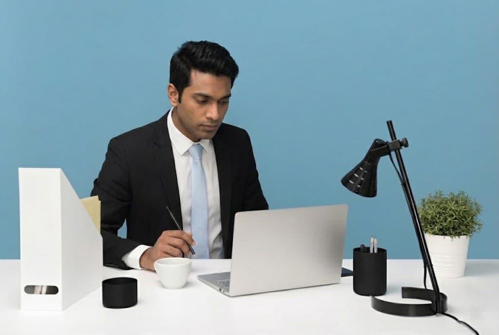 Parent and child learning together with a home tutor